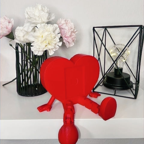 ❤️ Herz-Bilderrahmen mit personalisiertem Fotomagnet