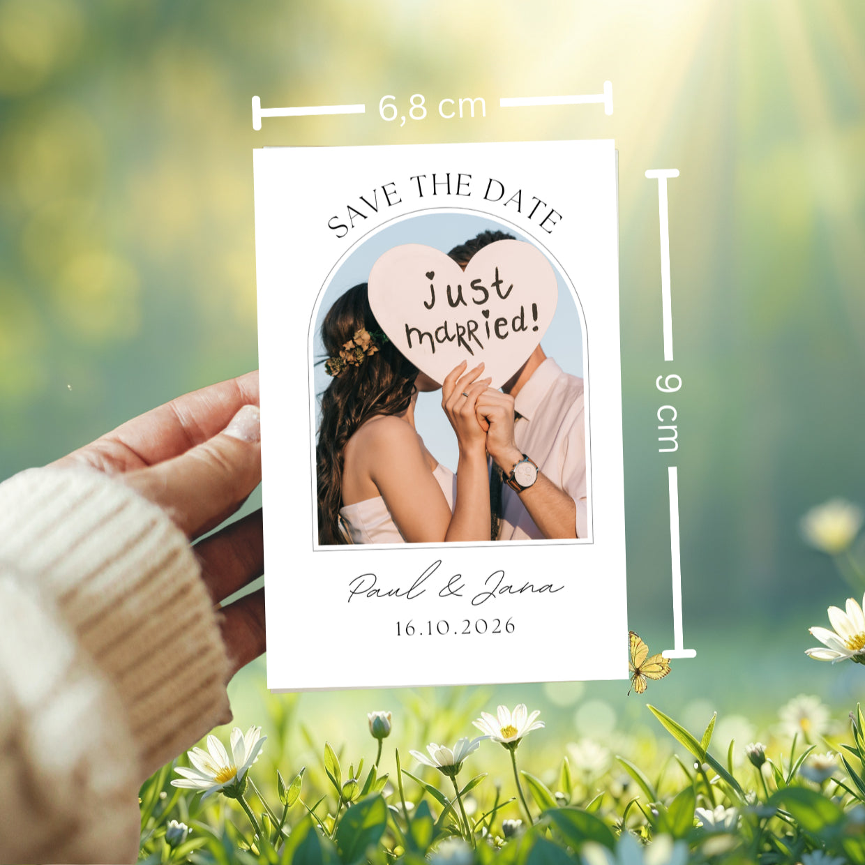 Save The Date Magnet Karten