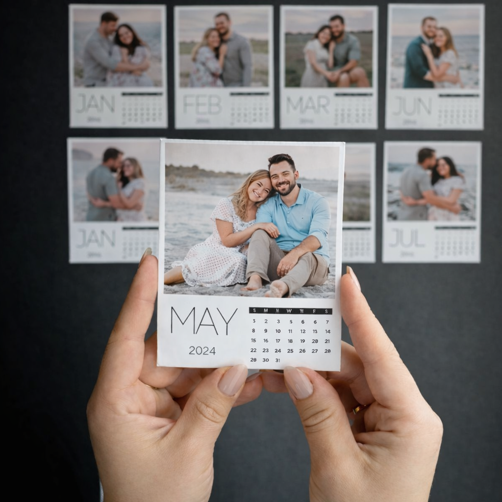 Magnetischer Fotokalender – personalisiert mit deinen Bildern