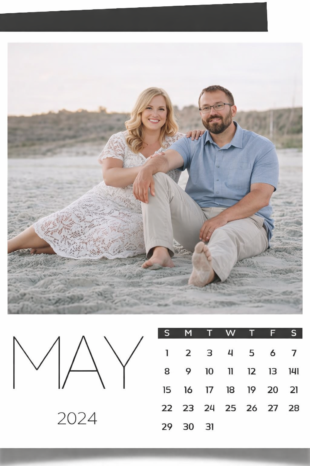 Magnetischer Fotokalender – personalisiert mit deinen Bildern