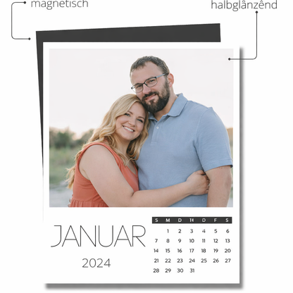 Magnetischer Fotokalender – personalisiert mit deinen Bildern