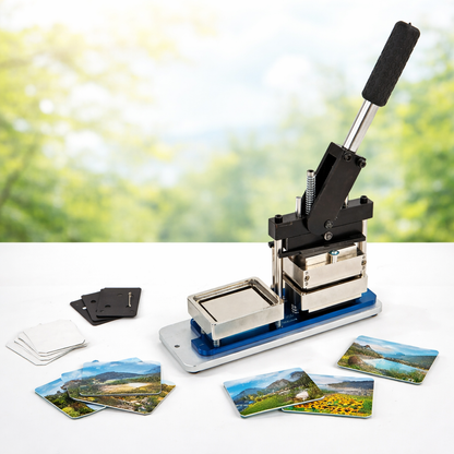 Fotomagnet Starter-Set mit Presse | 78 × 53 mm