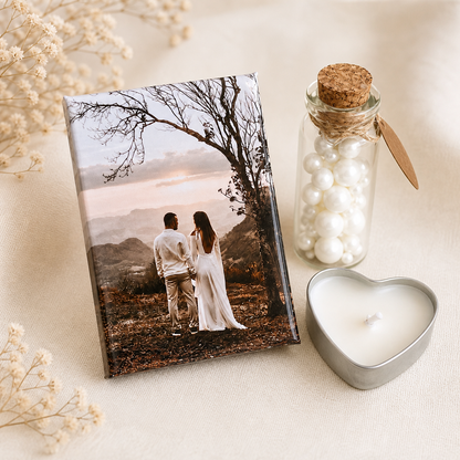 Hochzeits-Gastgeschenk Box 💍 mit Fotomagnet