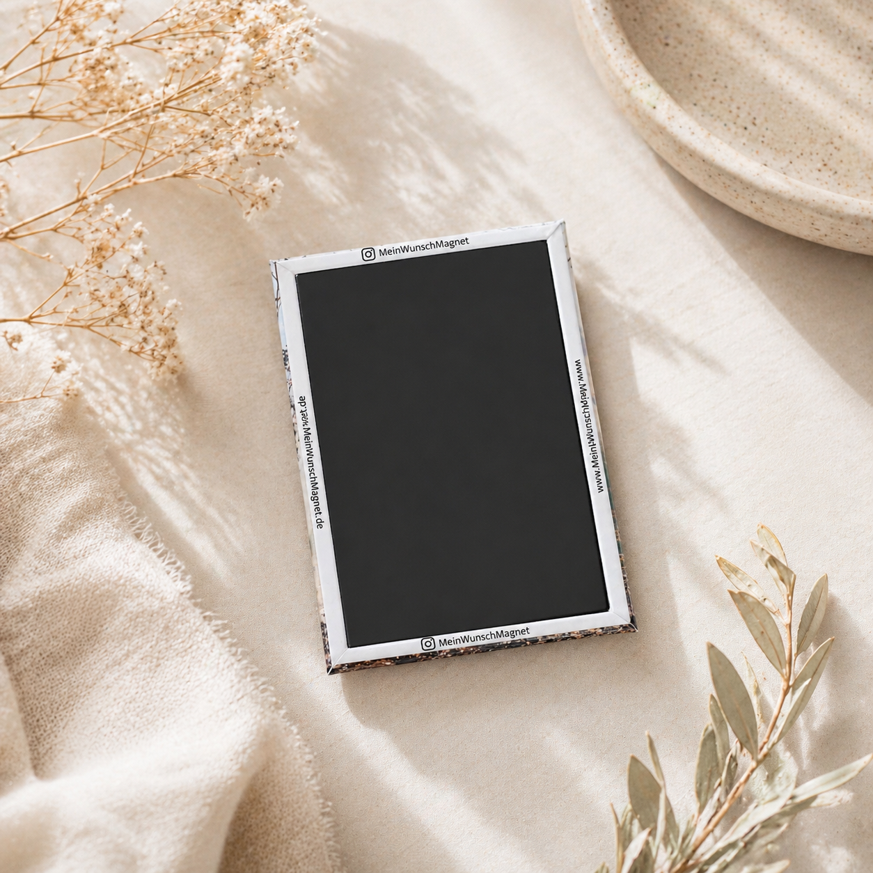 Personalisierter Hochzeitsmagnet mit Karte💍
