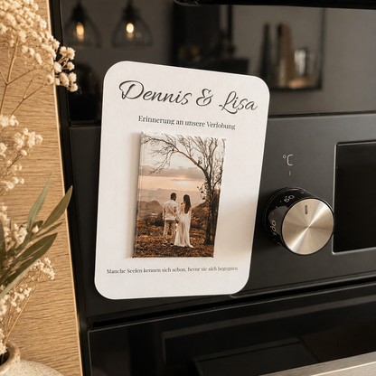 Personalisierter Hochzeitsmagnet mit Karte💍