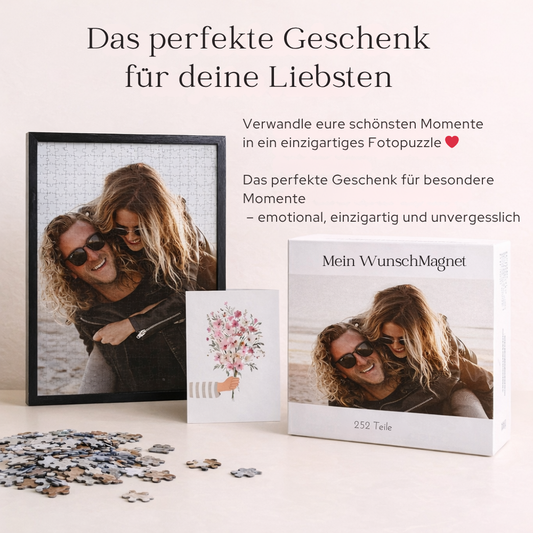 ❤️ Dein Foto als Puzzle – Erinnerungen zum Anfassen