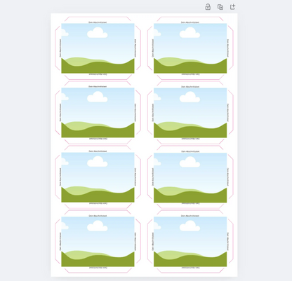 Fotomagnet Starter-Set mit Presse | 78 × 53 mm