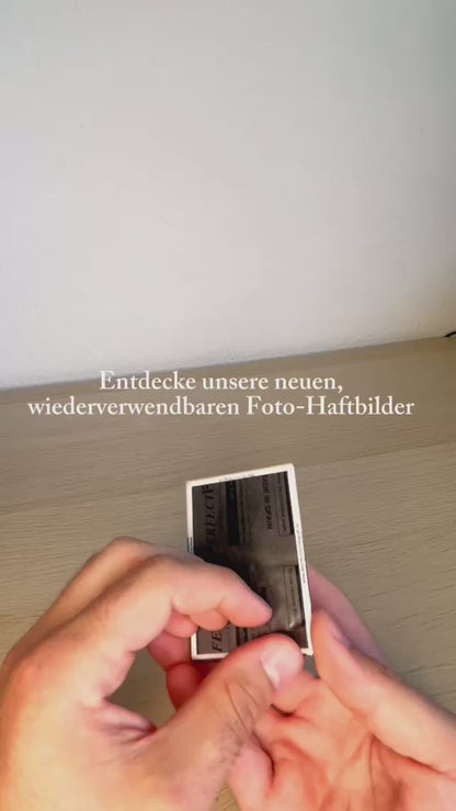 Wiederablösbare Foto-Haftbilder – 5 × 8 cm